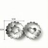 Flower-shaped Cookie Cake Embossing Mold Jam Sandwich Valentine's Day Cookie Cutter Heart Shape Pastry Biscuit Mold Baking Tools