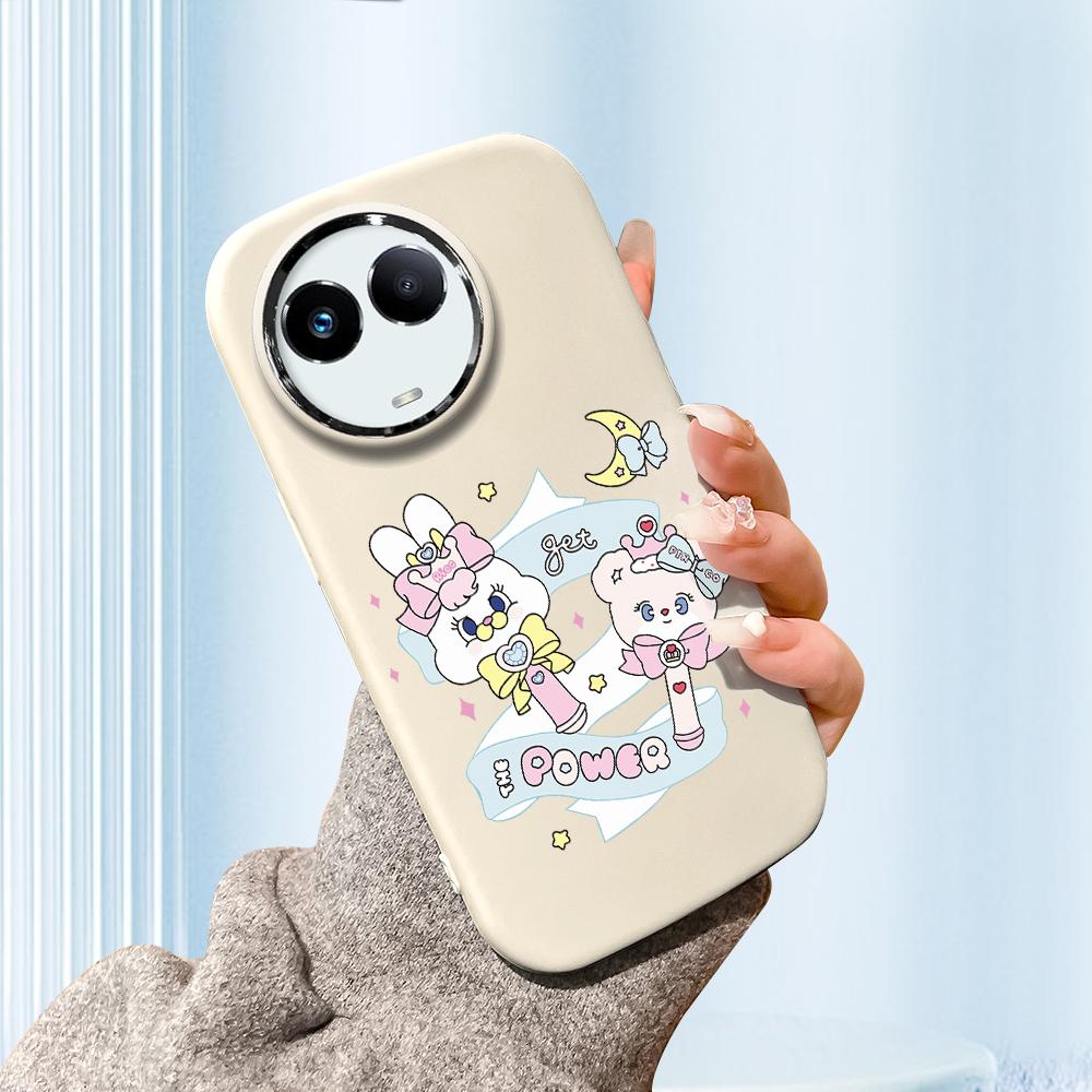 

Сплошной цвет с серебряным краем линзы, жирный корпус, мягкий ТПУ, жидкий силиконовый чехол, противоударный чехол для телефона для OPPO Reno Realme OnePlus Realme C35 белый