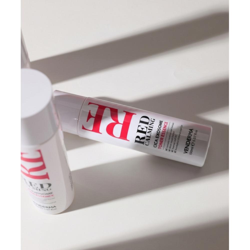 Venderma Red Calming Cica Exosome Toner Essence 150ml