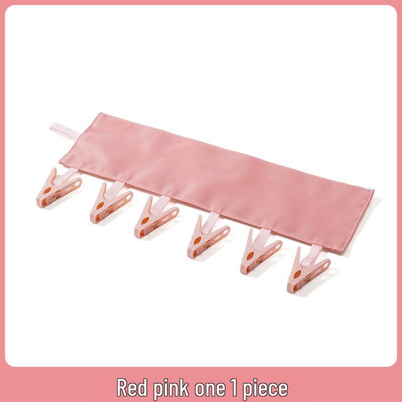 

Portable Folding Clothes Hanger with Drying Clips for Travel and Business Trips