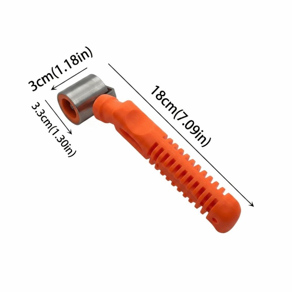 Premium Stainless Steel Wallpaper Seam Roller Flat Design Seam Roller Tool Car Sound Deadening оранжевый