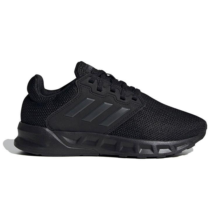 adidas Showtheway K Retro Rutschfest Langlebig Leicht Niedrig geschnitten Kinder Laufschuhe Kinder Laufschuhe Schwarz FX3858
