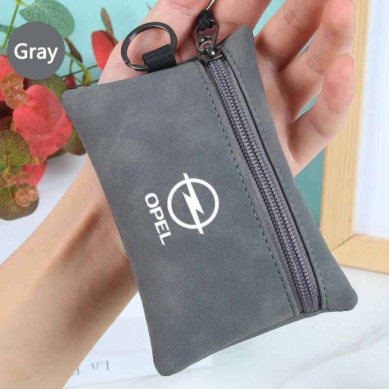 Leather Car Key Cover Purse Storage Bag For Opel Astra Insignia Vivaro Corsa Mokka Zafira Vectra OPC Meriva Accessories Keychain