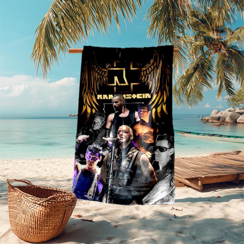 Till Lindemann, Lead Singer of the German Heavy Metal Rock Band Rammstein, Outdoor Camping Vacation Swimming Beach Scarf Decorative Blanket F13