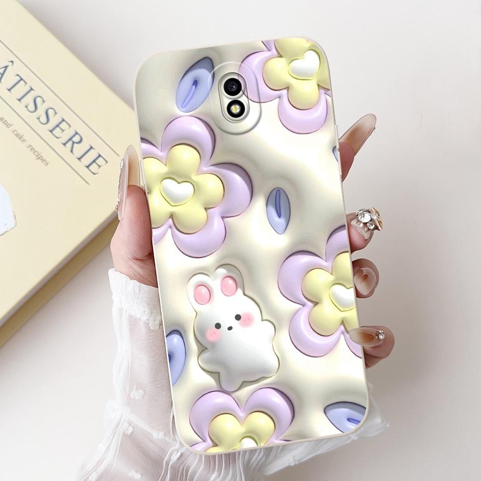 Cute Panda Cover For Samsung J7 2017 Case SM-J730F Silicone Soft TPU Fundas Phone Case For Samsung Galaxy J7 2017 Coque Bumper