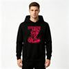 Men's Funny Skeleton Drinking Coffee Graphic Hoodie, Expensive Difficult And Talks Back Print Casual Long Sleeve Streetwear Hooded Sweatshirt Pullover