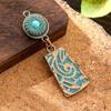 2Pcs Vintage Ethnic Bohemia Pendants For Women Earrings Necklaces Pendants Charms Jewelry Making Diy Jewelry Accessories