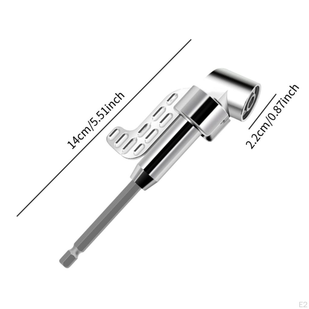 105 Degree Right Angle Drill Adapter Sturdy Compact Socket