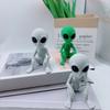 Alien-Statuen, 3D-gedruckte Fantasy-Aliens, Lustige und humorvolle Weltraumdekorationen, Geeignet für die Innen-/Außendekoration