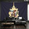 Gravity Falls Wall tapestry, aesthetic printed fabric blanket, suitable for bedroom, living room, and home decor.