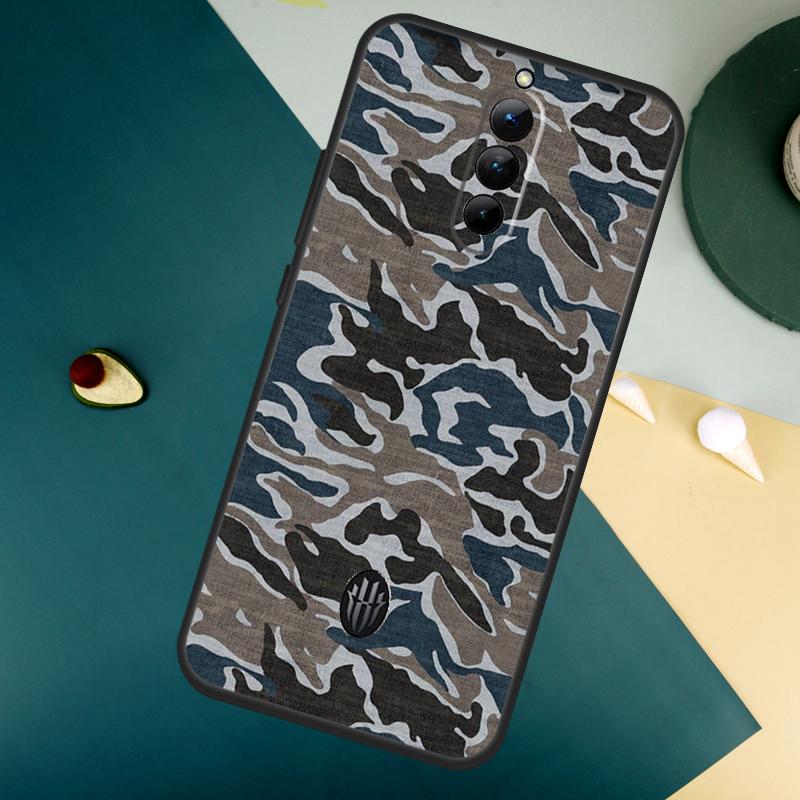 Army Military Camouflage For ZTE Nubia Red Magic 10 Air 8 9 8S 9S 10S Pro Plus 7 6S 7S Pro Red Magic 11 Pro Plus Case