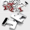 opq1 1Pcs Car Accessories Grille Badge Sticker Rabbit GTI Logo Decal For VW GTI Polo Golf Passat  Scirocco Jetta Tiguan Beetle Touran