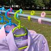 10Pcs Household Windproof Hanger Hook Plastic Windproof Fixed Buckle Home Storage Tool Clothes Pegs
