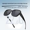 Castman Unisex Polarisierte Übergrößen-Sonnenbrille