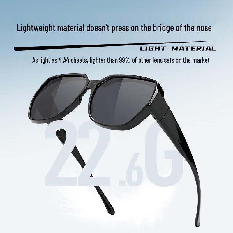 Castman Unisex Polarisierte Übergrößen-Sonnenbrille