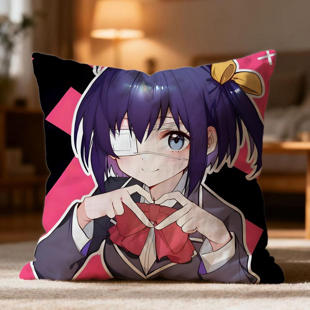 Fashion L-LLove, Chunibyo & Other Delusions Cushion Cover Soft Washable Pillow Case Multi-Scene for Couch Bed Travel Office Use