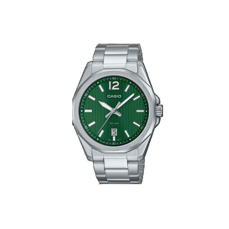 CASIO Men Standard Series Green Watch MTP-E725D-3A MTP-E725D-3A Green Dial