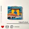 China Souvenirs Chinese New Year Lantern Fridge Magnets Hangzhou Leifeng Tower Guiyang Fenghuang Ancient Town Fridge Stickers