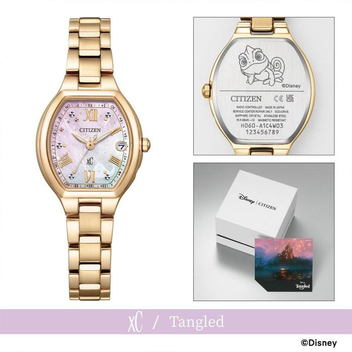 [CITIZEN] xC Disney Collection ES9363-50N (Radio Watch/Waterproof/Mother-of-Pearl) Eco-Drive Solar Gold Women's Watch