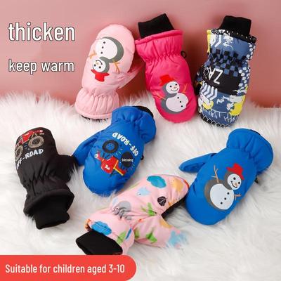 Children's Waterproof Winter Ski and Cycling Gloves - Warm, Snow Play Ready