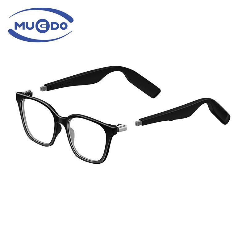 2026 Smart AI Glasses: Magnetic Plug-in for Calls, Music, Voice Assistant, and Translation.