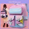 Adorable Oxford Cloth Kids Backpack For Grades 1-6 Breathable And Wear-resistant