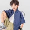 Boys' Vintage Lyocell Denim Short-Sleeve Shirt