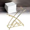 Napkin Holder Fashion Elegant Thickened X Shaped Hotel Table Napkin Holder Wrought Iron Vertical Tissue Holder