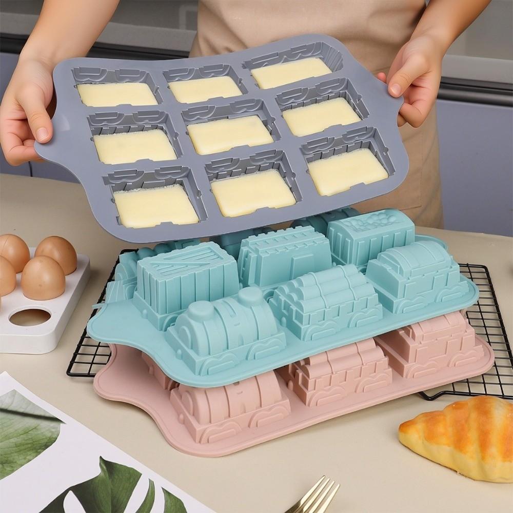 Non-Stick Cake Mold 9-Tank Design Pudding Cup Mold Baking Mold Jelly Mold  Kitchen