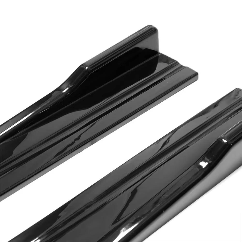 FOR VOLVO V60 V90 2M Car Side Skirt Extension Plate Lip Separator Bumper 2.18M Racing Side Spoiler Universal Car Side