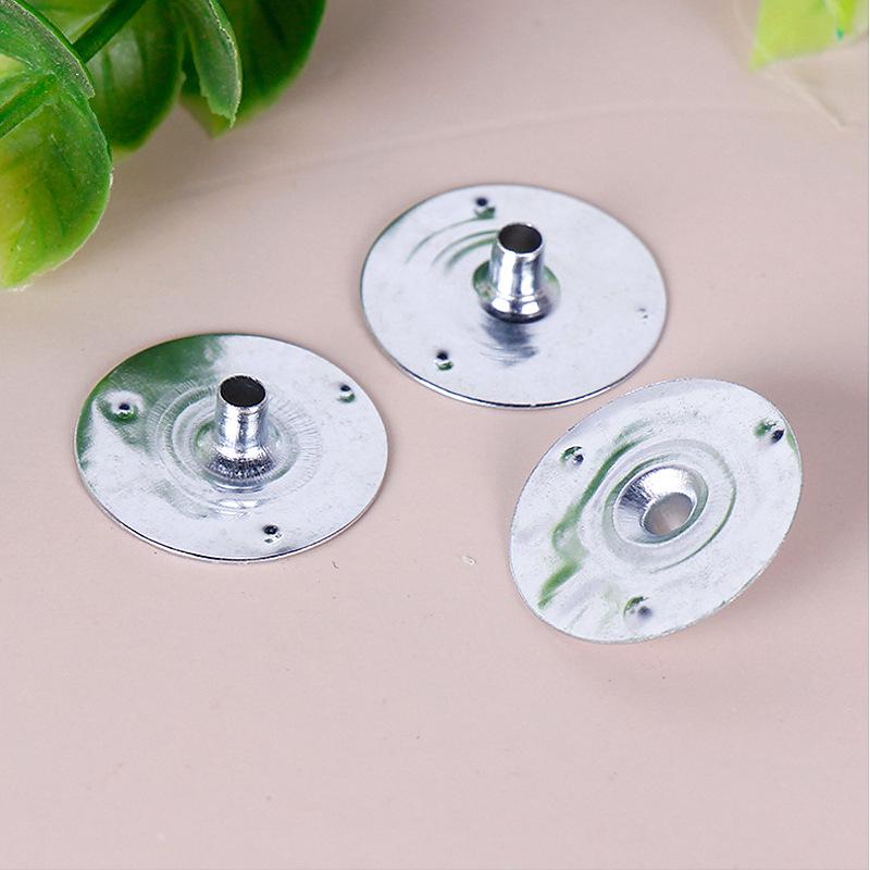 Galvanized Candle Wick Base for DIY Aromatherapy Candles - Multiple Diameters Available