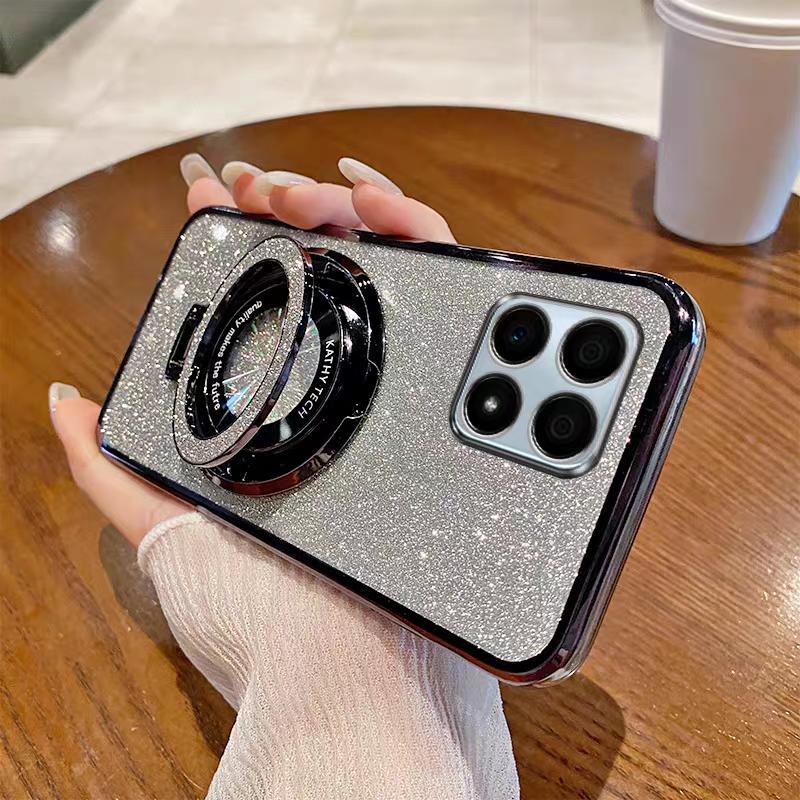 Luxury Glitter Phone Case For Motorola Moto E7 Plus E13 E20 E22 E22i E32 Edge 20 Edge 30 Shiny Stand TPU Bumper Cover