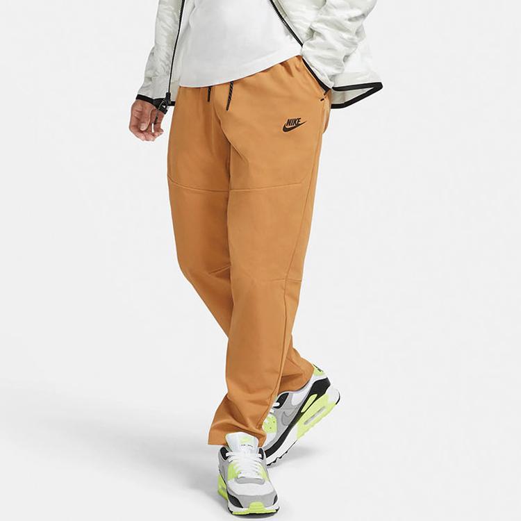 Nike Straight-Leg Loose Casual Pants Men Bottoms Beige CU4484-201