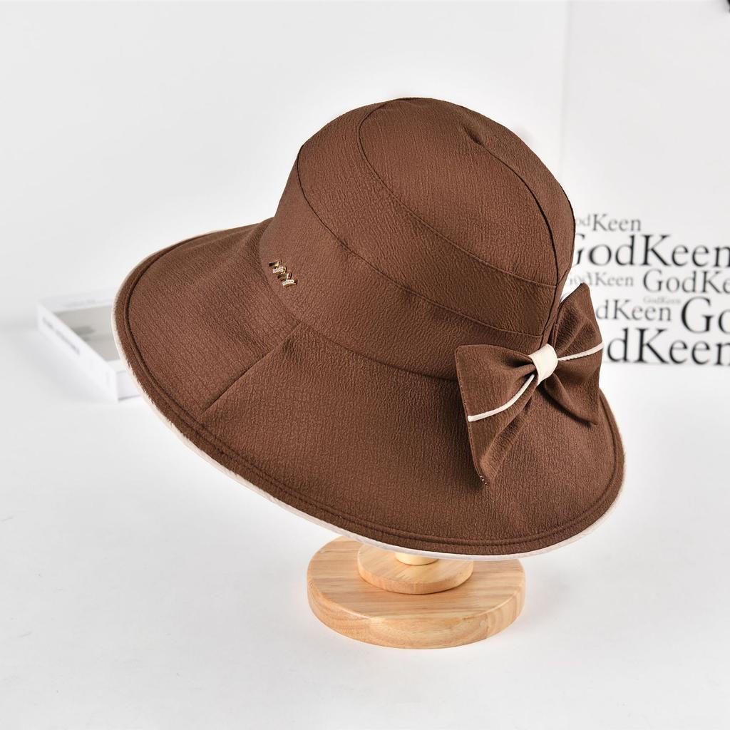 Shade Bucket Hat Women'S Summer 2026 Face Protection Uv Versatile Big Brim Basin Hat Sun Protection Hat