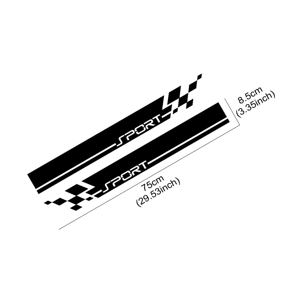 Auto Seitenstreifen Aufkleber Sport Racing Sticker Vinyl Aufkleber Grafiken Dekoration Tuning Zubehör für Toyota Yaris Cross GR Hybrid