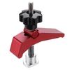 Aluminum Alloy Quick Acting Hold Down Clamp T Slot T Track Clamp Set Woodworking Tools
