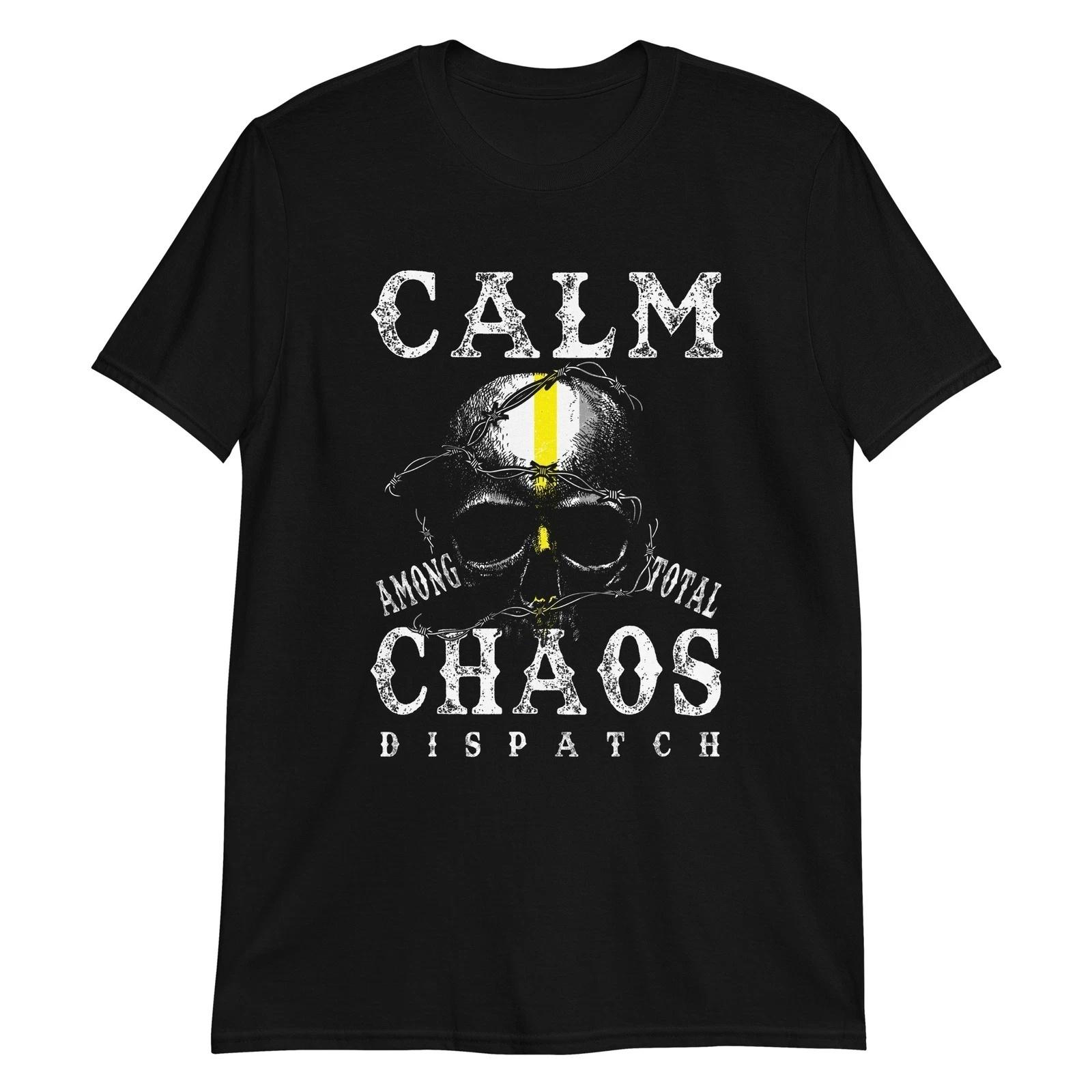 Chaos Skull Unisex T-Shirt Death Rock Metal Trash Horror Summer Casual Print T-Shirt y2k Harajuku Women s Clothing Streetwear S