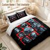 Set Biancheria da Letto Slipknot, 1 Copripiumino & 2 Federe Morbido Confortevole Camera da Letto Tessile per la Casa Decorazione