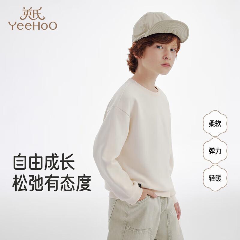 YEEHOO Boys Long Sleeve Print Pullover Sweatshirt 150