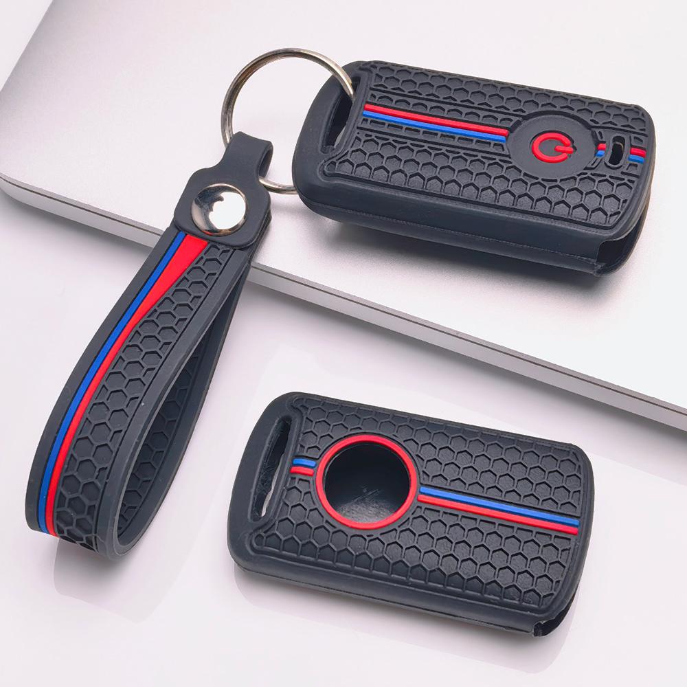 Moto Key Cover for Honda Fit PCX Forza SH150 SH300 XADV Vario Scoopy Yamaha Nmax Xmax Aerox Filano Lexi Fazzio Freego TMAX with Keychain Key Fob Case
