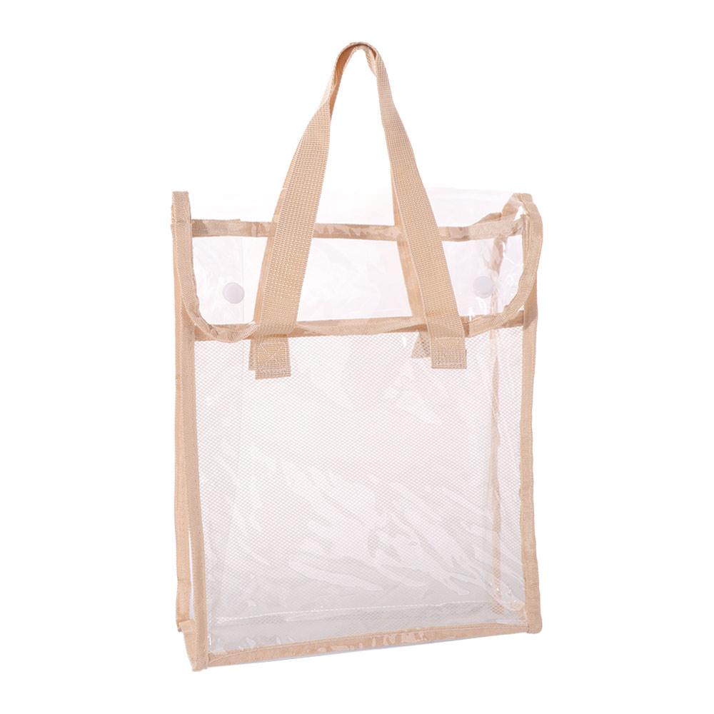 Large Capacity Transparent Exam Bag PVC Document Bag Study Test Paper Storage Bag  Storage Pouch