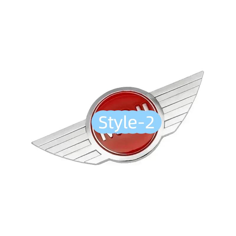 Metal Car Front Hood Rear Trunk Emblem Badge Decoration for M-ini Cooper R55 R56 R61 R60 Replacement Logo Auto Styling Accessories