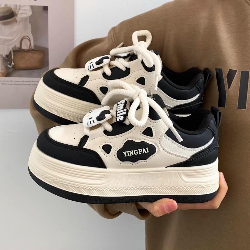 2024 New Casual Versatile Niche Design Women's Sneaker Shoes Outdoor Gradual Change Trend Students Shoes Women's Shoes