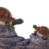 Turtle Garden Statue Yard Ornament Tortoise Creative Micro Landscape Decor Flower Pot for