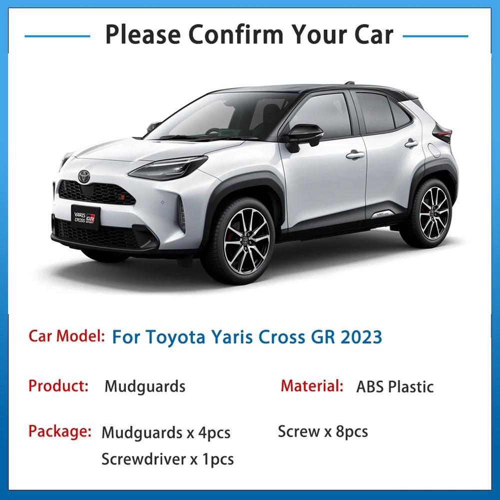 Bil För Toyota Yaris Cross Icke GR 2024 Smutsskydd Stänkskärm Hjul Fram Bak Stänklapp Biltillbehör 4 st Y0Y9