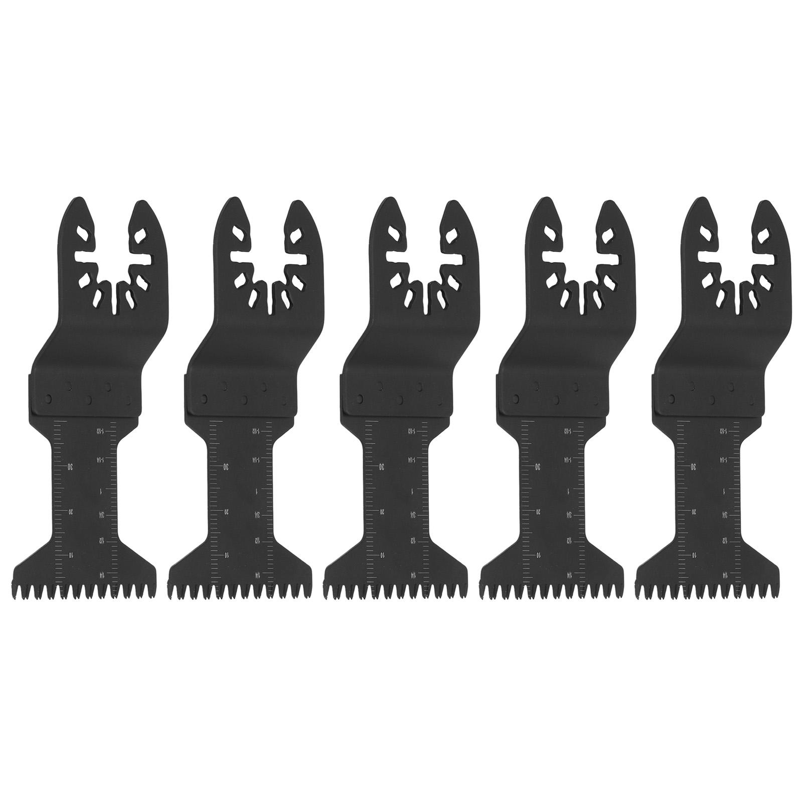 

5 шт. Колеблющееся полотно для мультиинструмента Универсальный быстросъемный колеблющийся инструмент для дерева пластика 44 мм Высокий