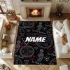 Warner (39) Customize your name rug, office chair cushion, home bedroom living room gift.
