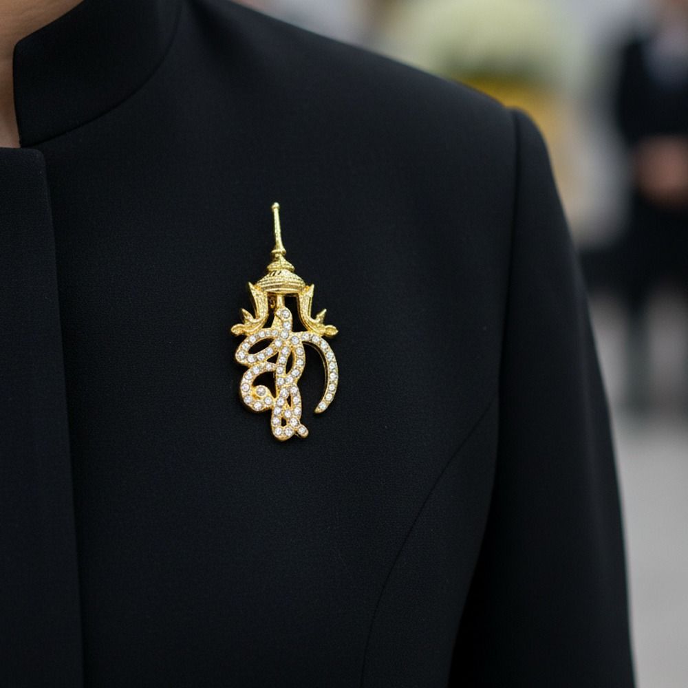 Black Gold Color Retro Brooch Pins Entwined Design Metal Material Double Dragon Brooch Commemorative Style Dripping Oil Finish