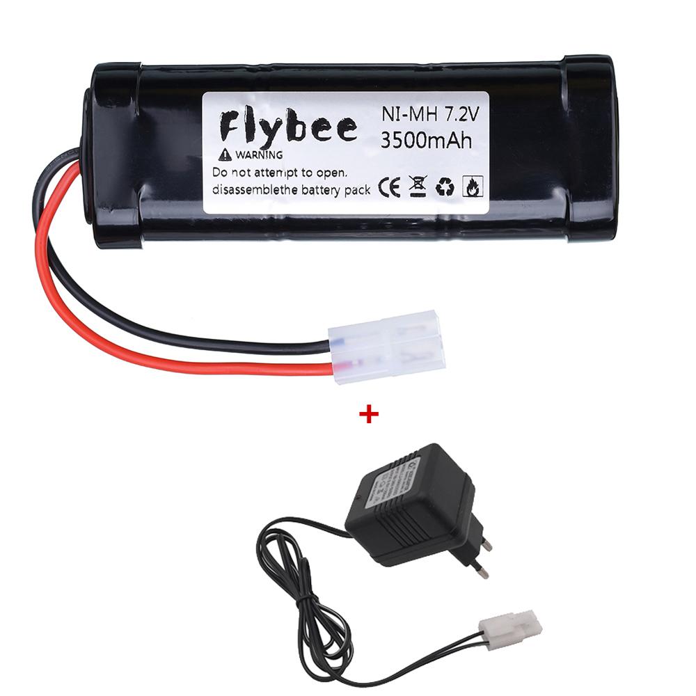 7.2V 3500/5000mAh NiMH Rechargeable RC Toy Battery 7.2V Charger With Tamiya Discharge Connector For RC Racing Cars Boat Aircraft