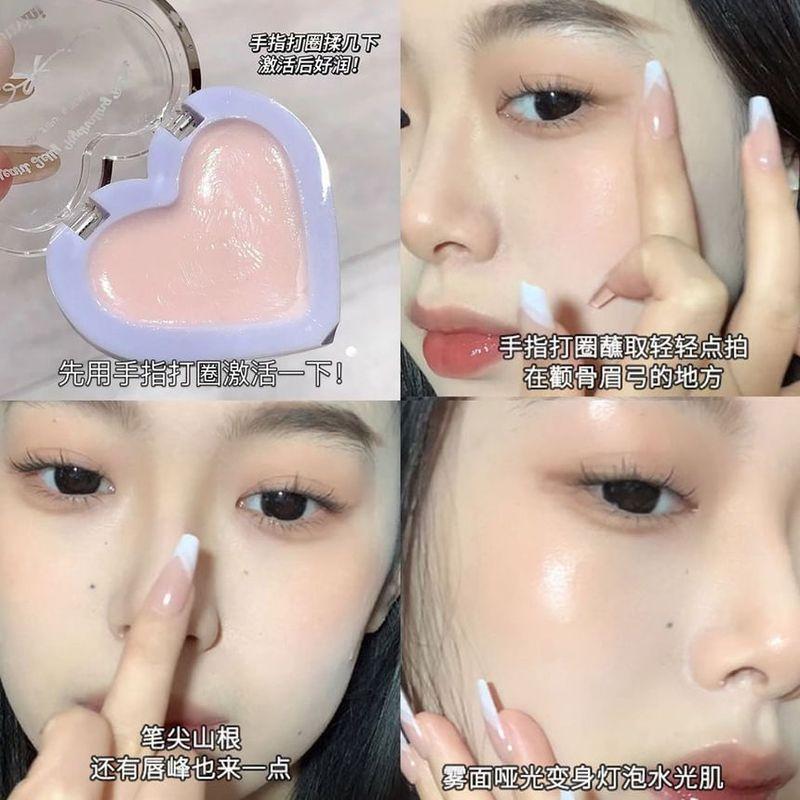 Cappuvini - Heart-Flipped Jelly Highlighter Balm - 2 Colors